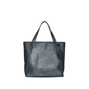 Coach Gray Leather Tote Bag